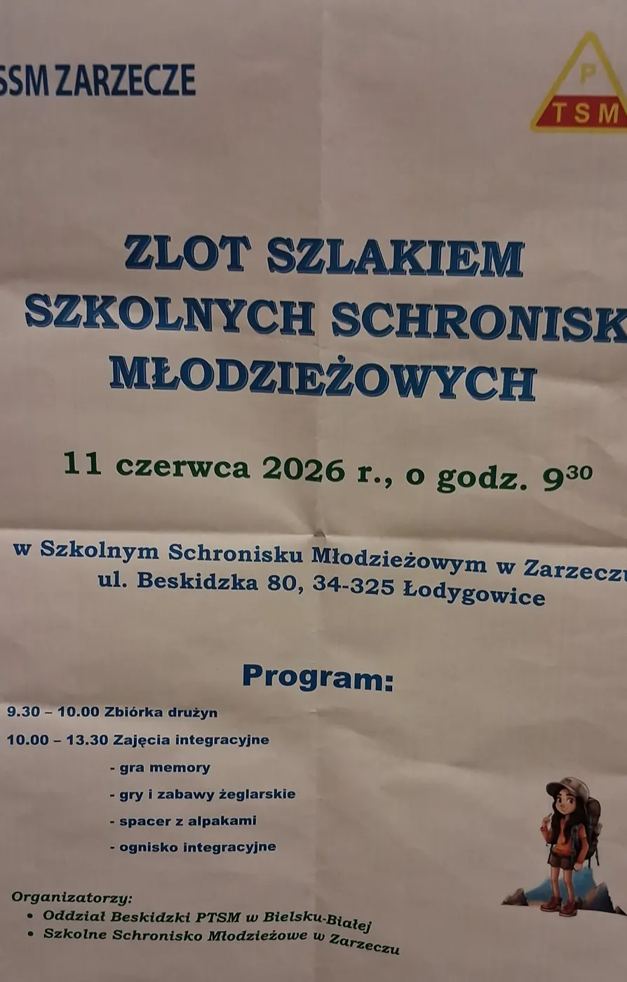 Rajd Turystyczny pn ,,Szlakiem Szkolnych Schronisk Młodzieżowych”